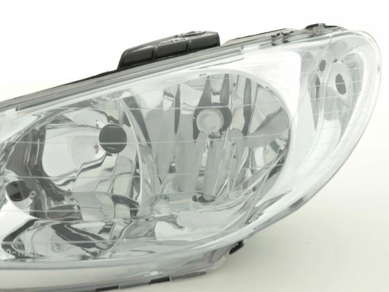 Wear parts headlight left Peugeot 206 S16 98-03