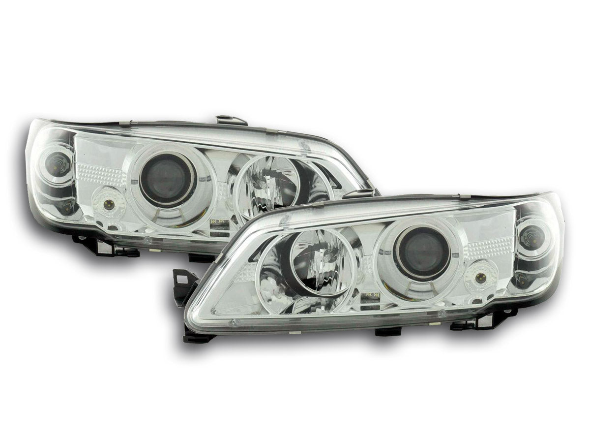 Headlight set Peugeot 306 93-96 chrome