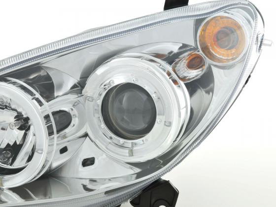 Scheinwerfer Set Peugeot 307  01-06 chrom