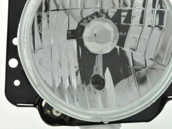 Headlight set VW Golf 2 type 19 year 84-91 crystal chrome