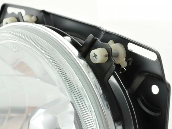 Headlight set VW Golf 2 type 19 year 84-91 crystal chrome