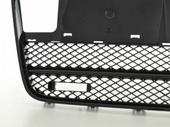 Sportgrill mit Positionslichthalter Frontgrill passend für Audi Q7 Typ 4L  05-09 schwarz