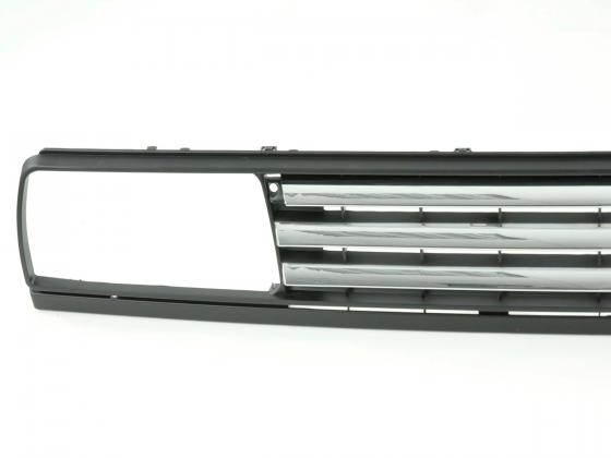 Sportgrill Frontgrill Grill VW Jetta Typ 19E  88-92 schwarz/chrom
