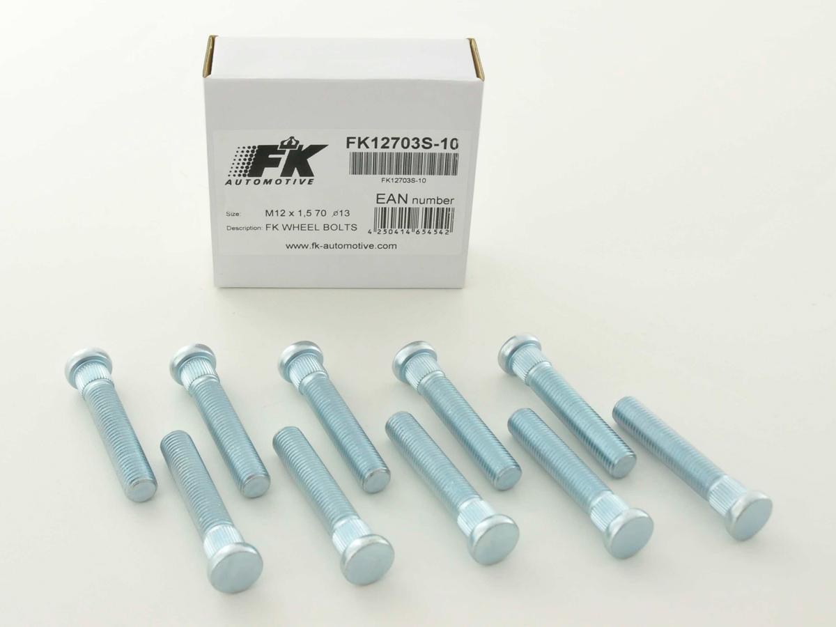 Stud bolt set for Ford vehicles (10 pieces), length 40 mm