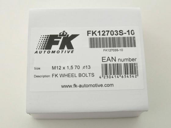 Stud bolt set for Ford vehicles (10 pieces), length 40 mm