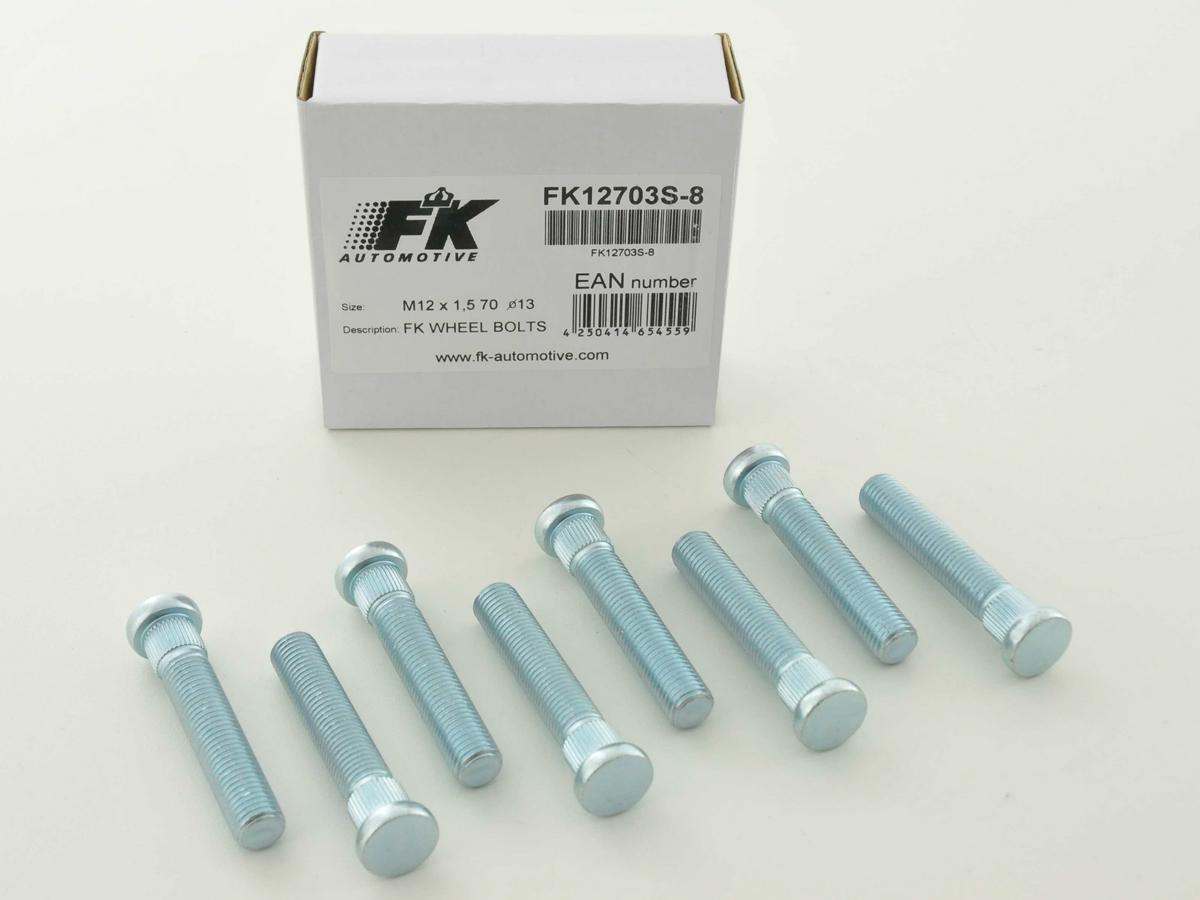 Stud bolt set for Ford vehicles (8 pieces), length 40 mm