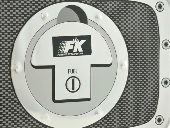 Tank cap cover Fuel Cap Alu Look 180x131 cover tank cap