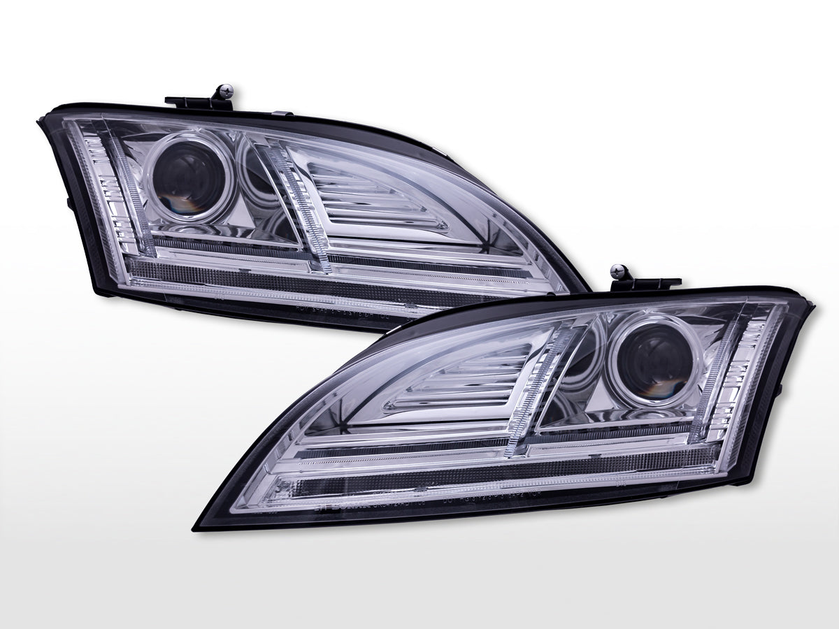 Daylight headlights with LED daytime running lights Audi TT (8J) 2010-2014 chrome