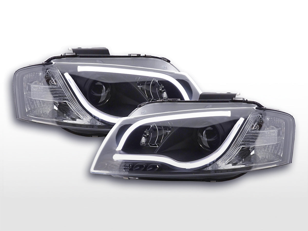Scheinwerfer Set Daylight LED TFL-Optik Audi A3 Typ 8P/8PA  03-08 schwarz