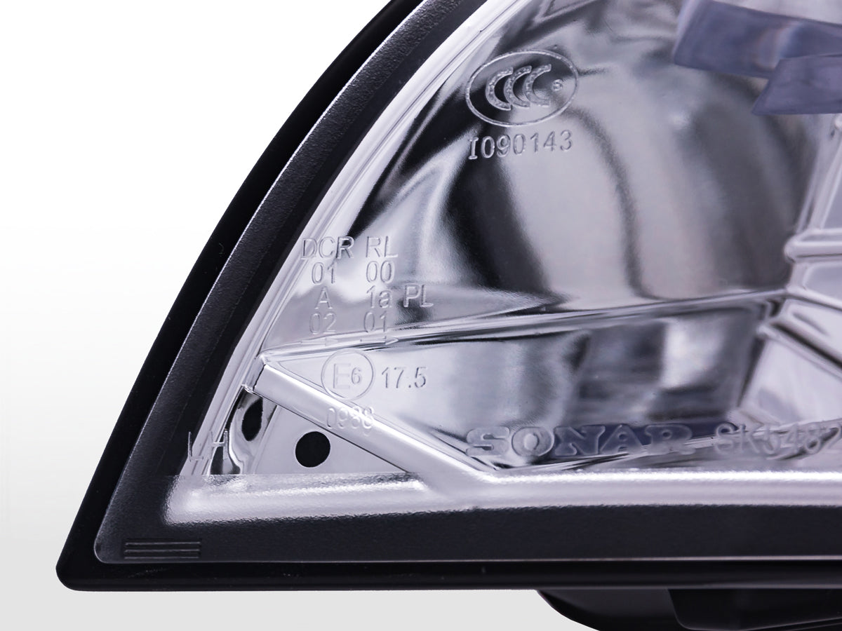 Halogen Scheinwerfer Set mit LED Standlicht BMW X5 E70  2008-2010 chrom