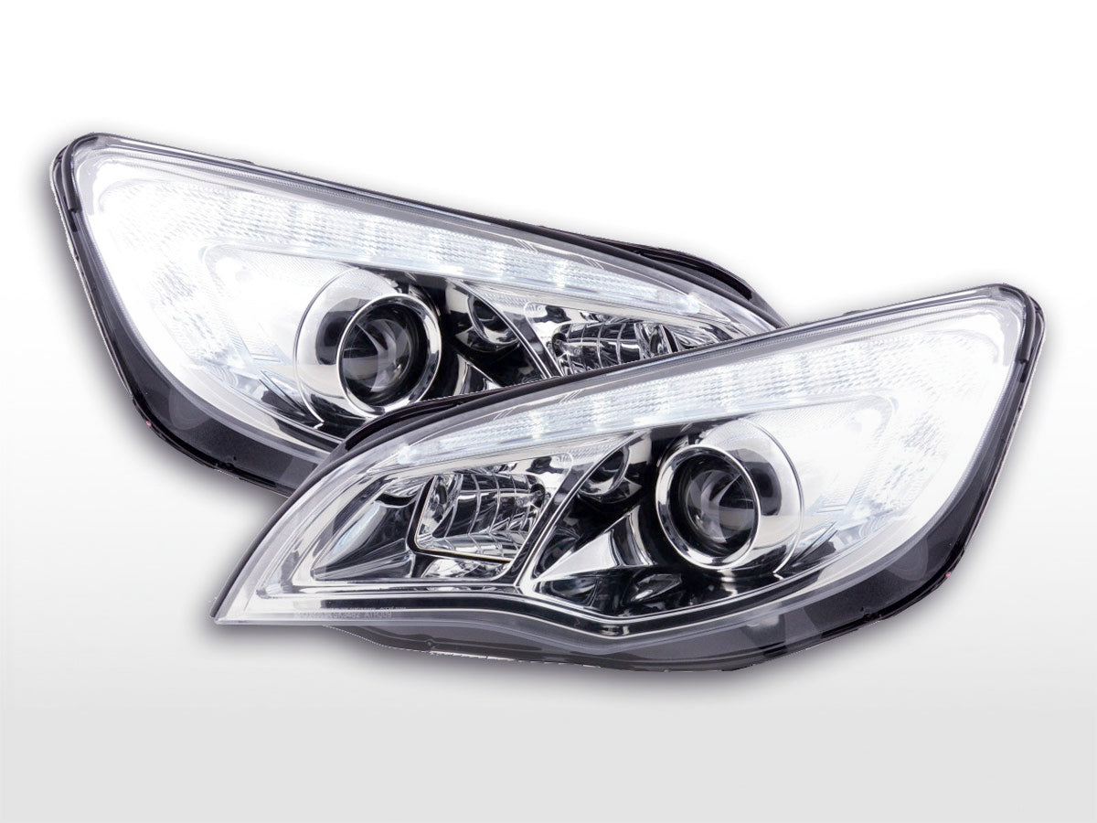 Headlight set Opel Astra J 5-door 2009-2012 chrome without motor