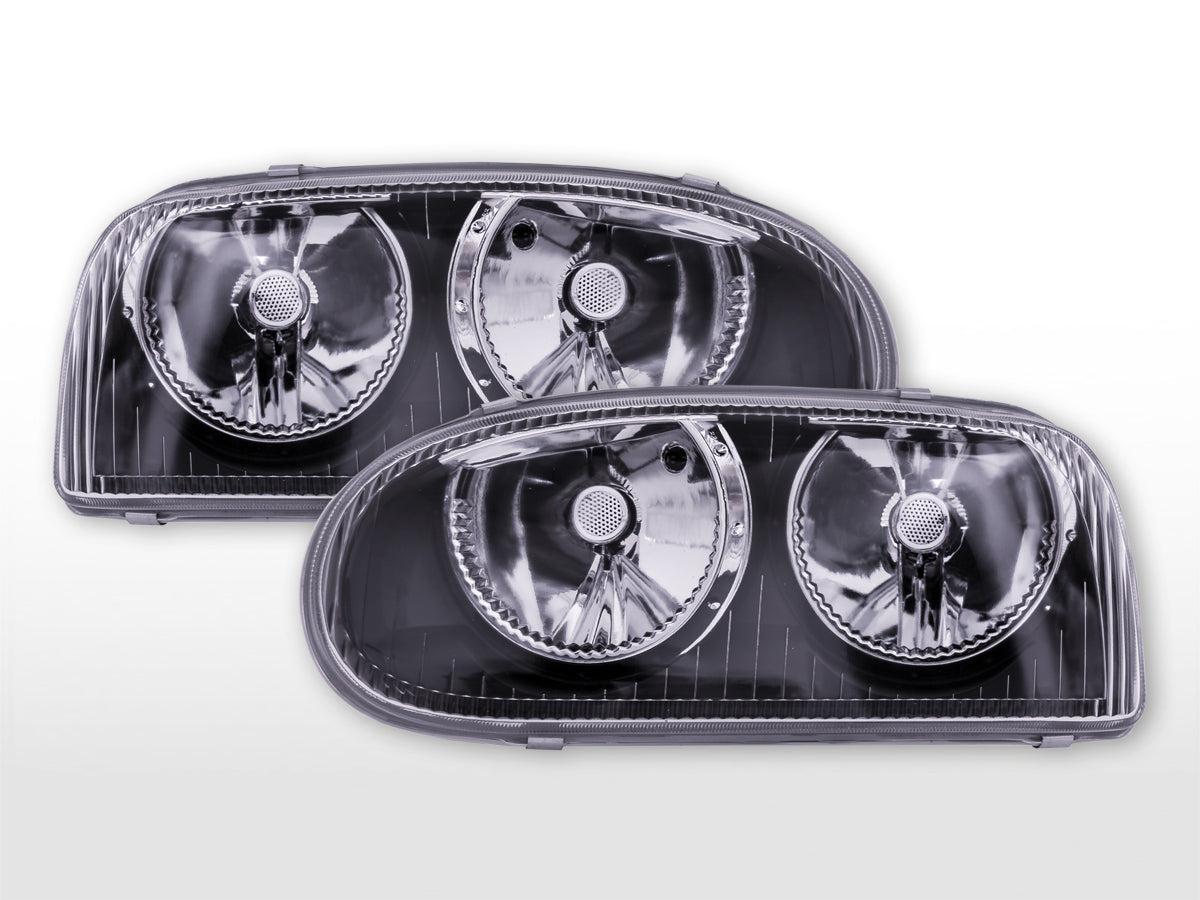 Headlights Powerlook VW Golf 3 Type 1HXO, 1 EXO 91-97 black