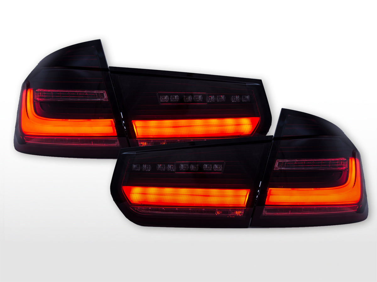 Headlight set Daylight LED DRL look Fiat 500 07- black