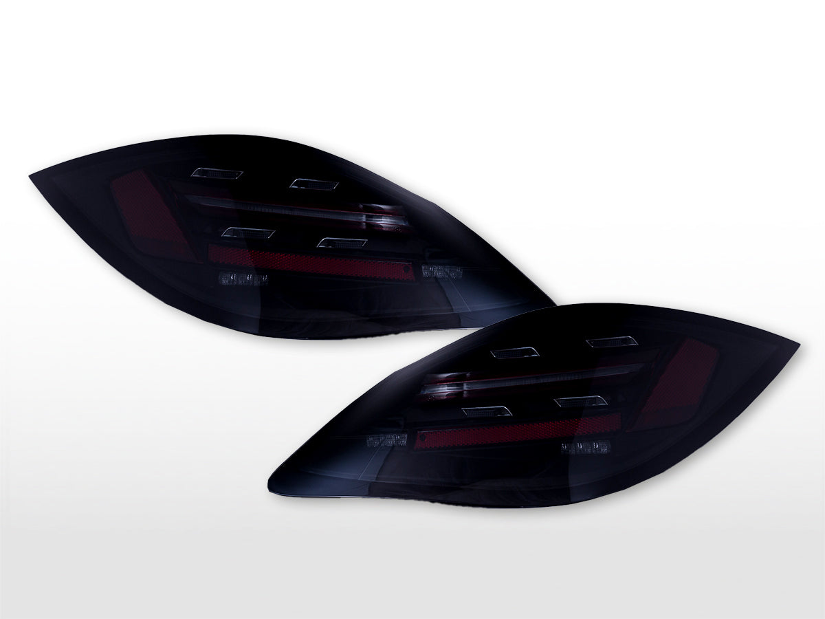 LED taillights set Porsche 987.2 Boxster BJ. 09-12 black/smoke