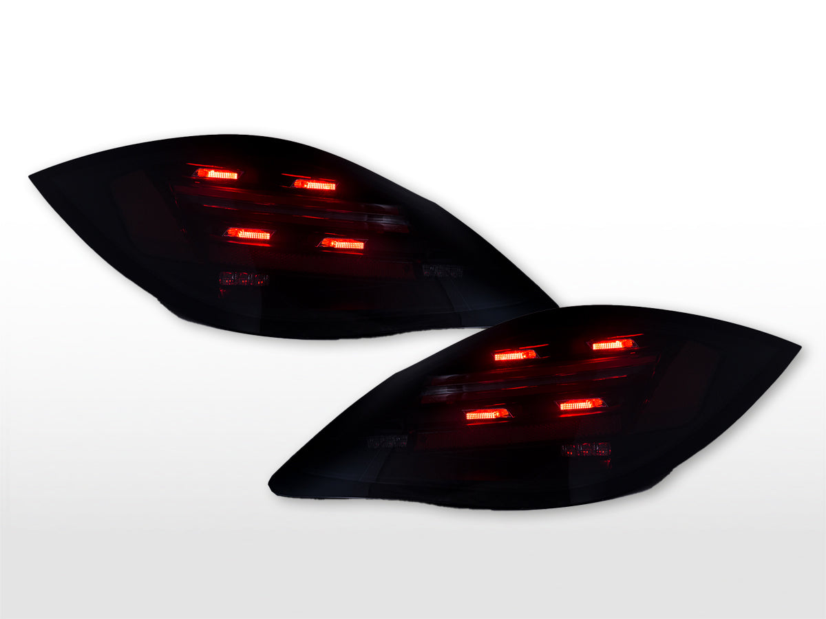 LED taillights set Porsche 987.2 Boxster BJ. 09-12 black/smoke