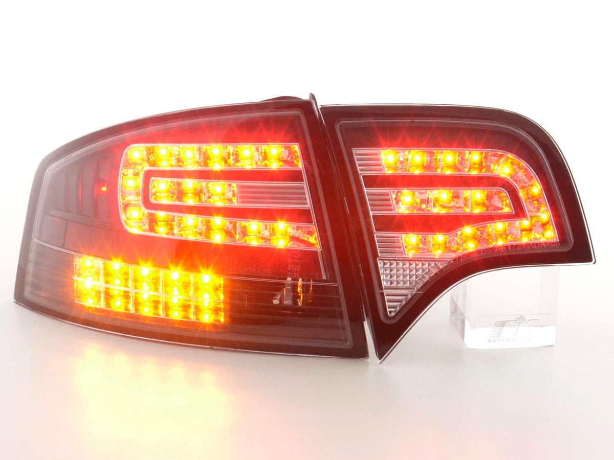 LED Rückleuchten Set Audi A4 Limousine Typ 8E  04-07 schwarz