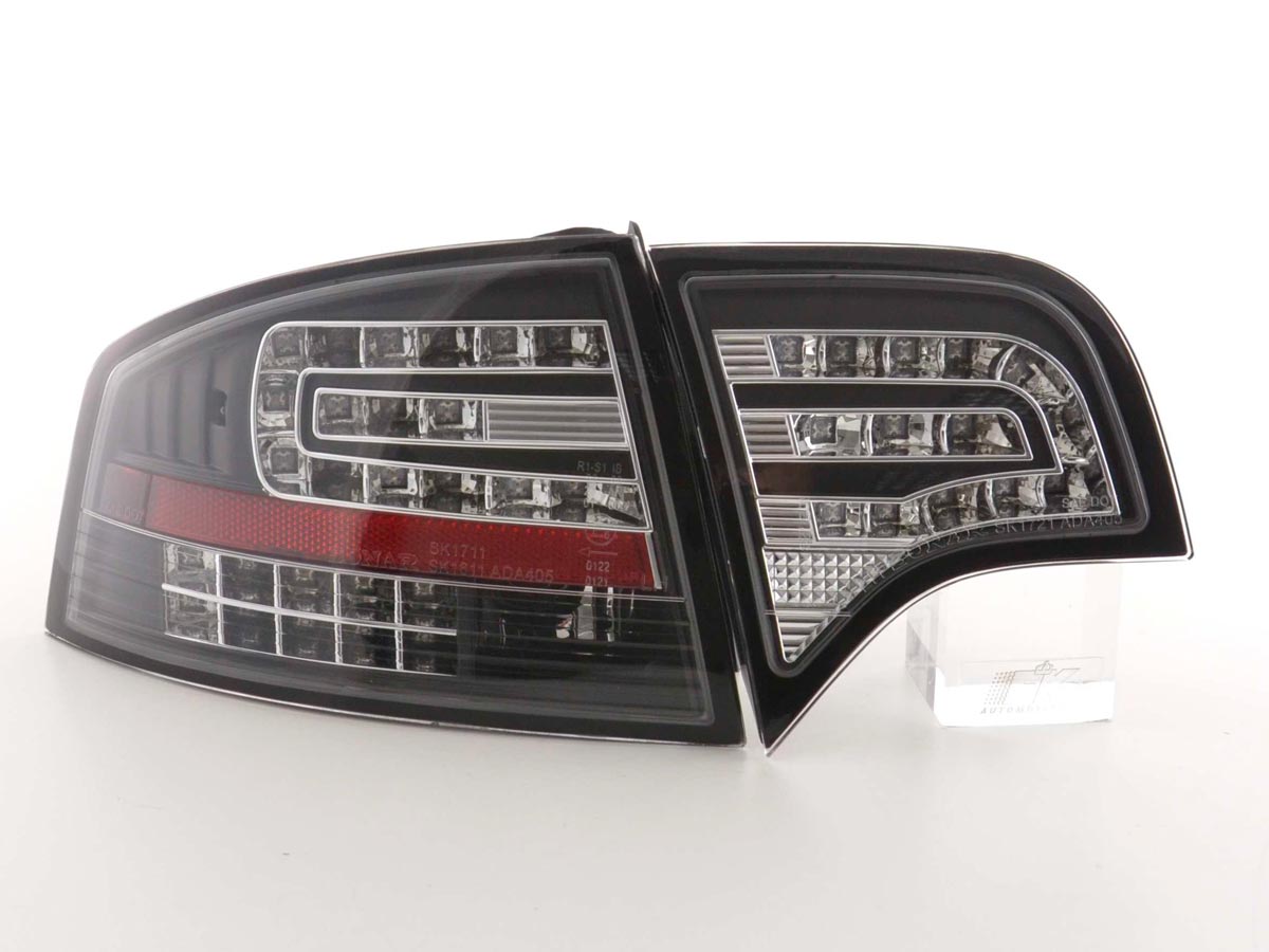 LED Rückleuchten Set Audi A4 Limousine Typ 8E  04-07 schwarz