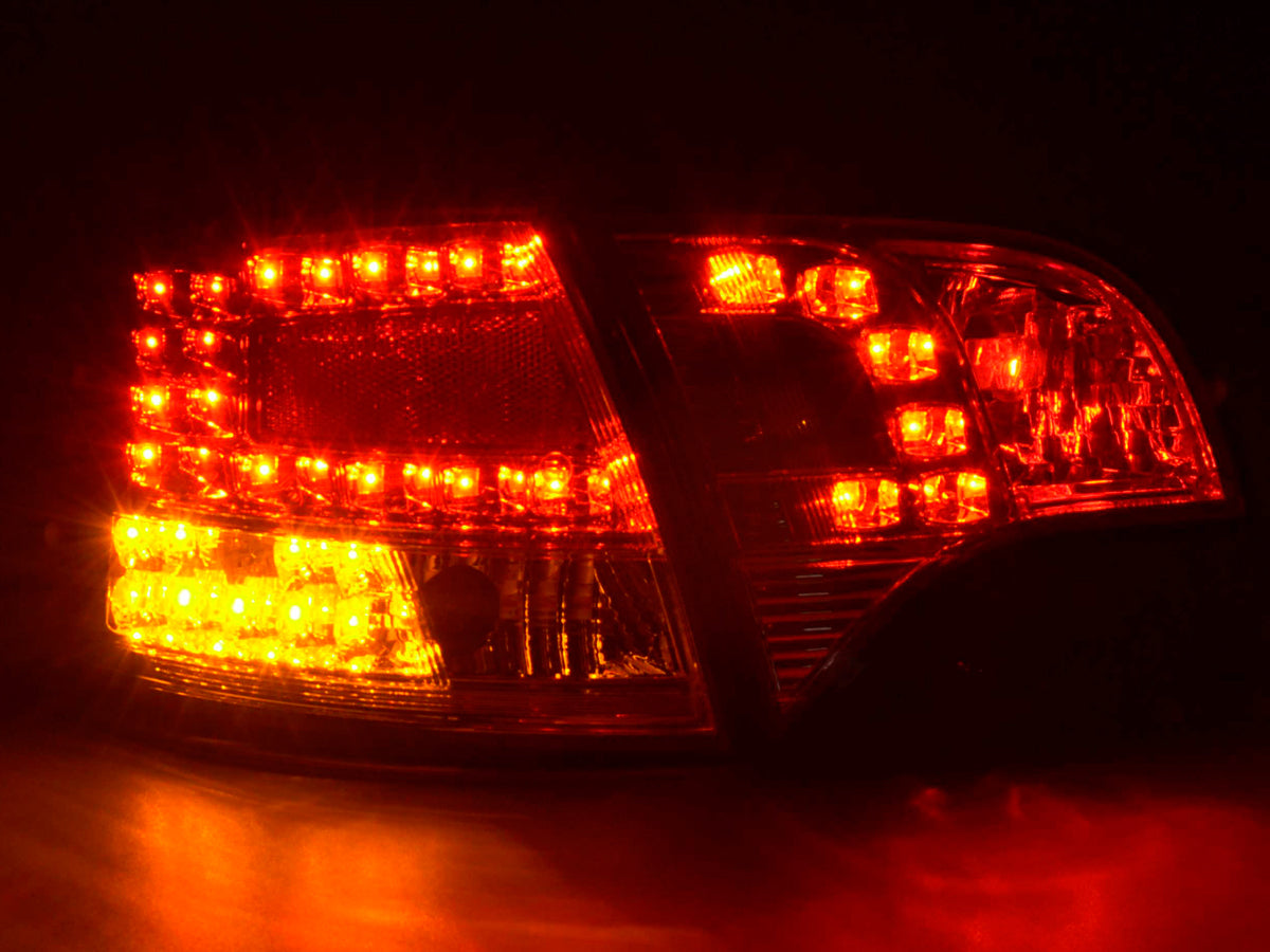 LED taillights set Audi A4 Avant type 8E 04-08 chrome