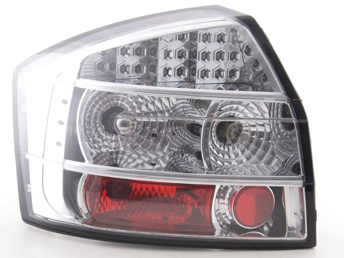 LED Rückleuchten Set Audi A4 Limousine Typ 8E  01-04 chrom