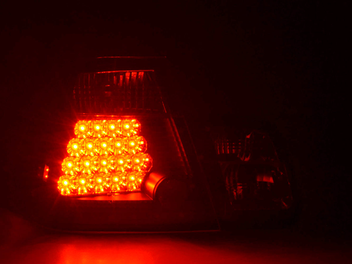 LED taillights set BMW 3 Series Sedan Type E46 98-01 black