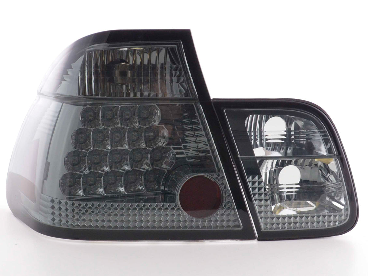 LED taillights set BMW 3 Series Sedan Type E46 01-05 black
