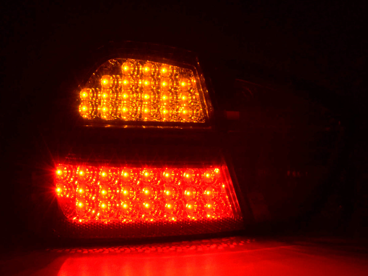 LED taillights set BMW 3 Series Sedan Type E90 05-08 black/red