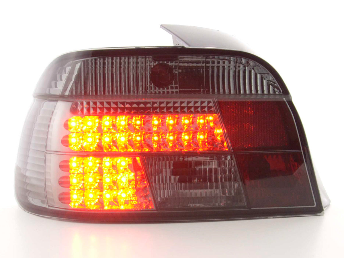 LED taillights set BMW 5 Series Sedan Type E39 95-00 black