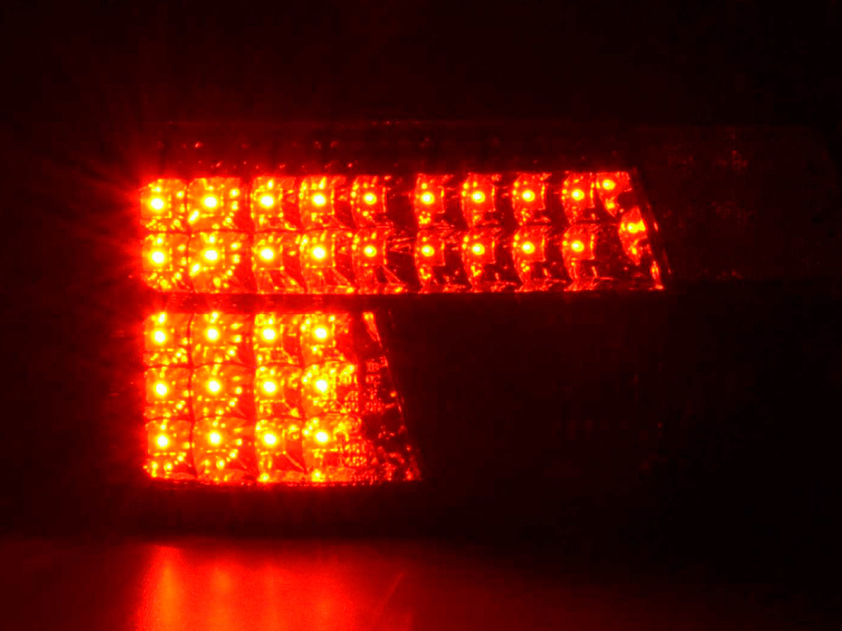 LED taillights set BMW 5 Series Sedan Type E39 95-00 black