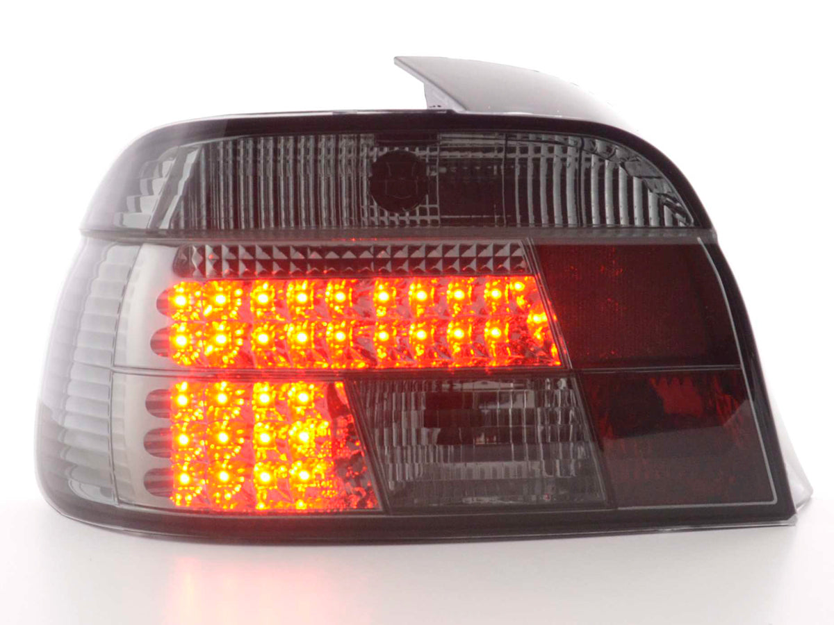 LED taillights set BMW 5 Series Sedan Type E39 95-00 black