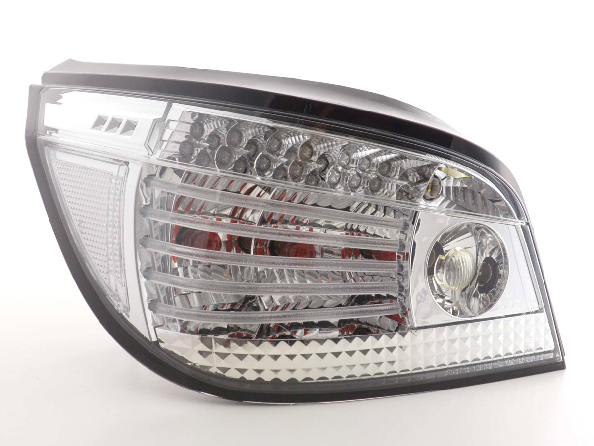 LED taillights set BMW 5 Series Sedan Type E60 04-07 chrome