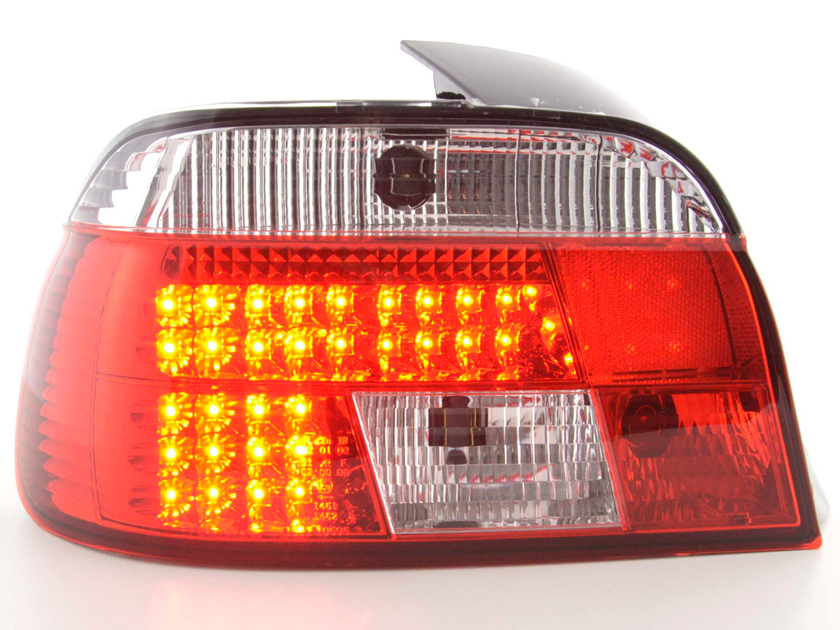 LED taillights set BMW 5 Series Sedan Type E39 95-00 clear/red