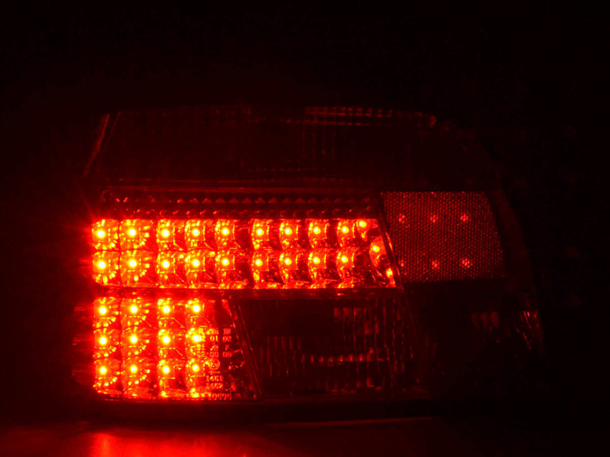 LED taillights set BMW 5 Series Sedan Type E39 95-00 clear/red