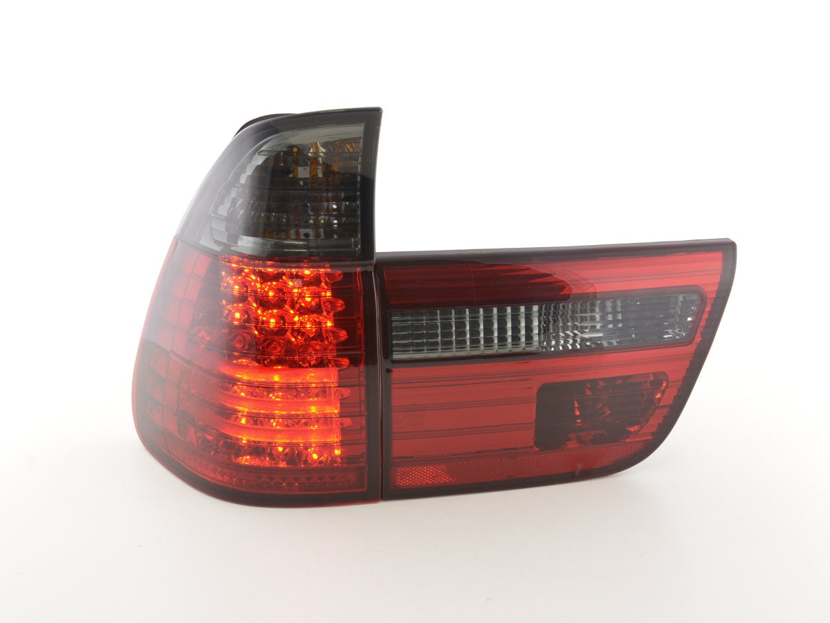 LED taillights set BMW X5 type E53 98-02 black/red