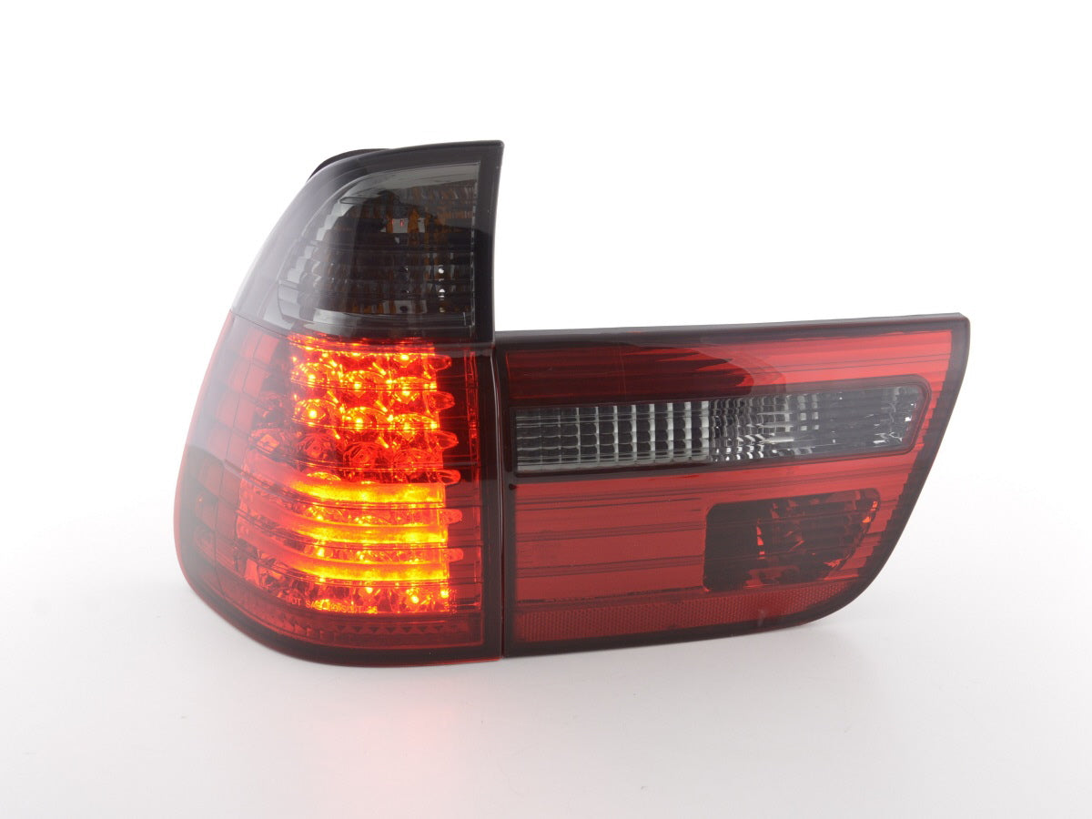 LED taillights set BMW X5 type E53 98-02 black/red