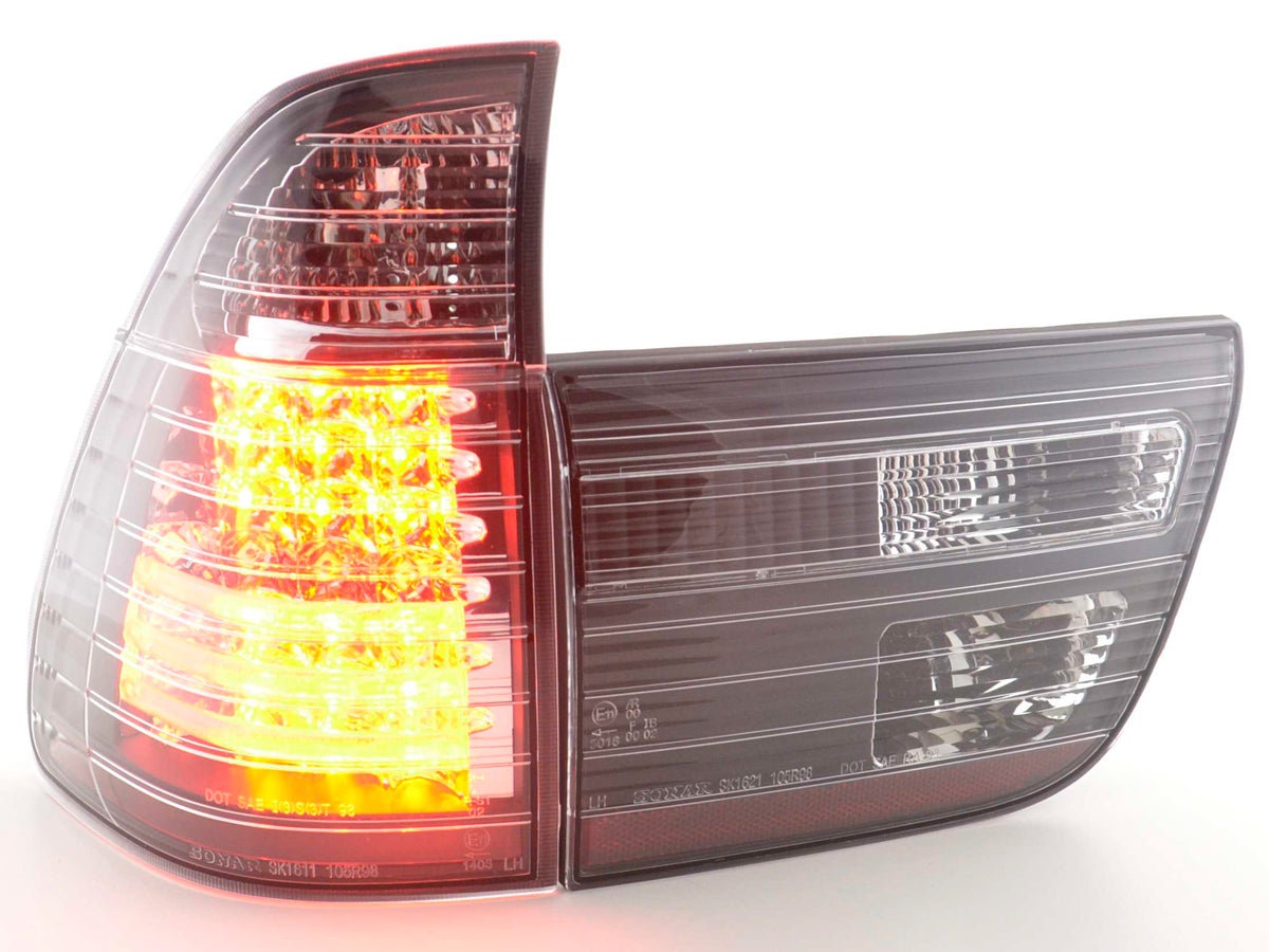LED taillights set BMW X5 type E53 98-02 black