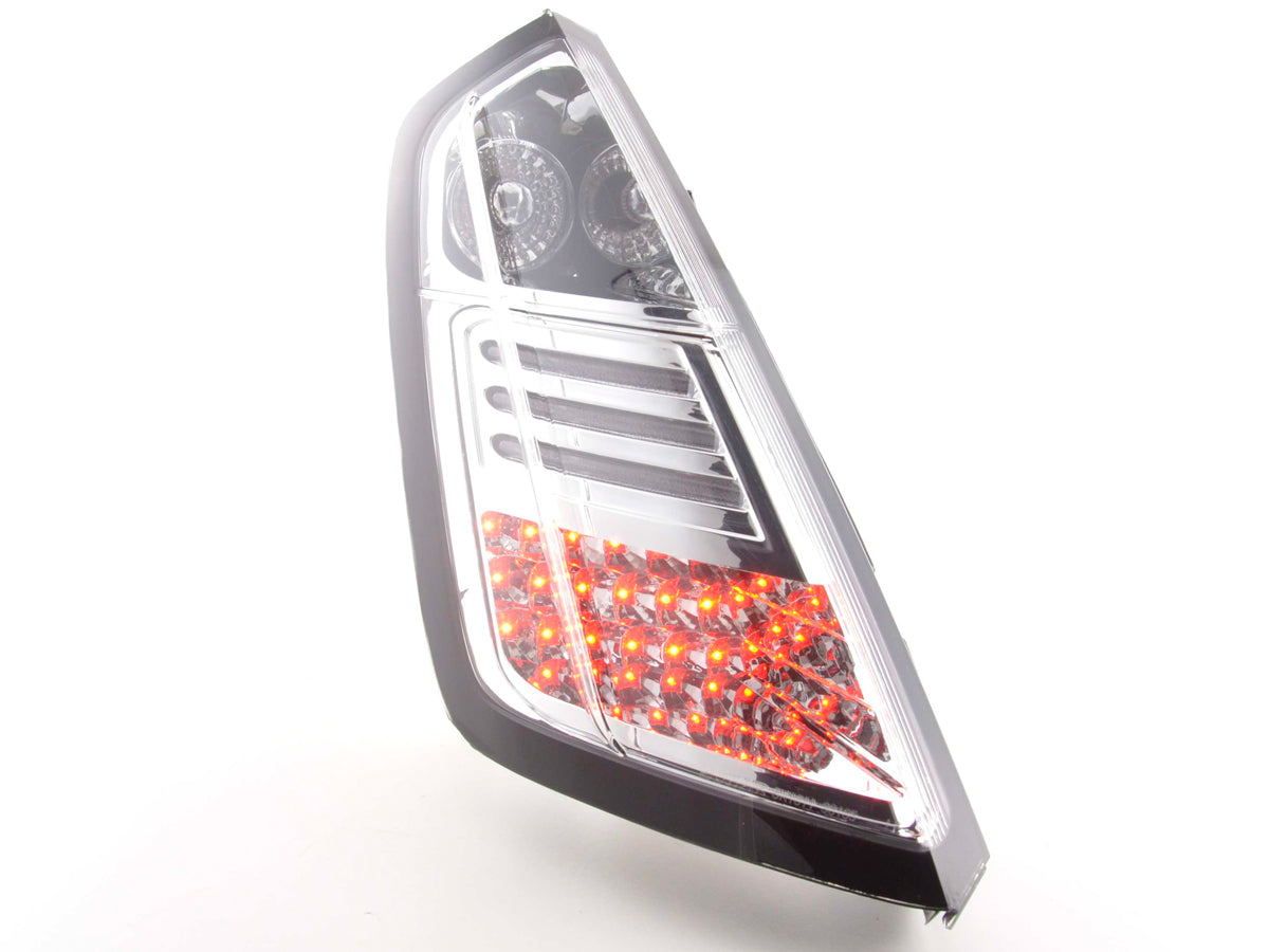 LED taillights set Fiat Grande Punto type 199 05- chrome