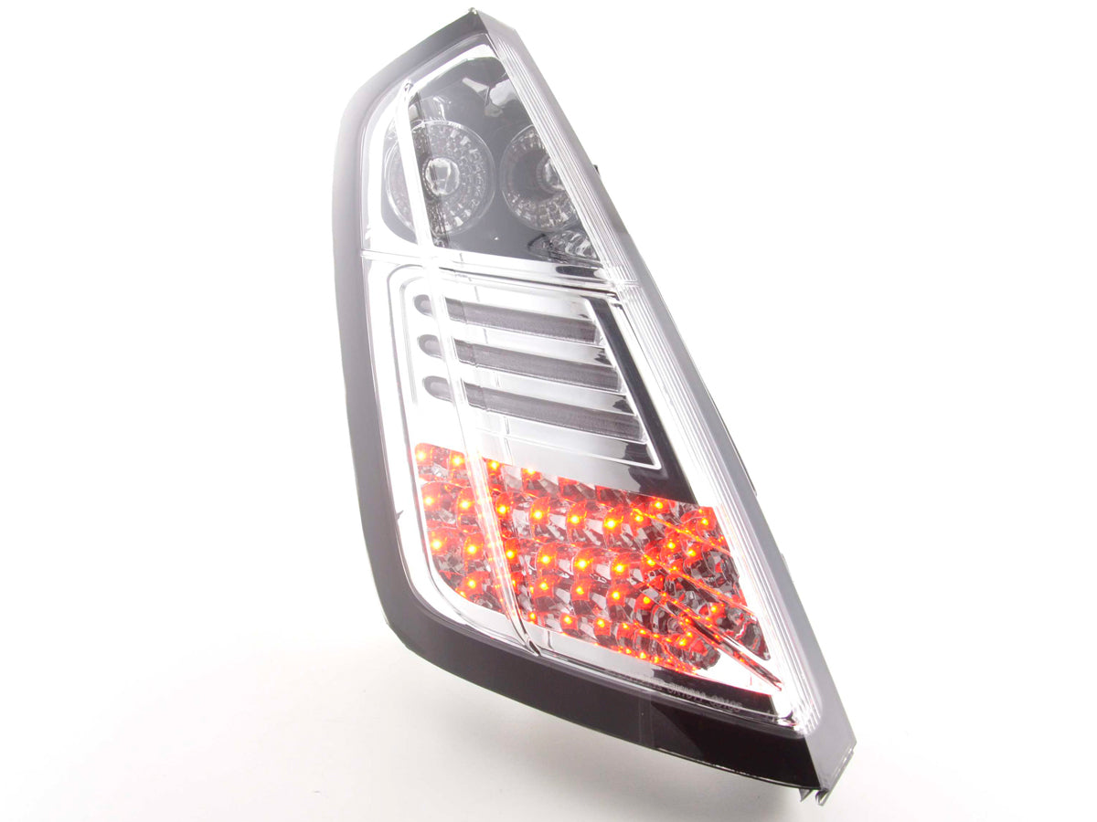 LED taillights set Fiat Grande Punto type 199 05- chrome