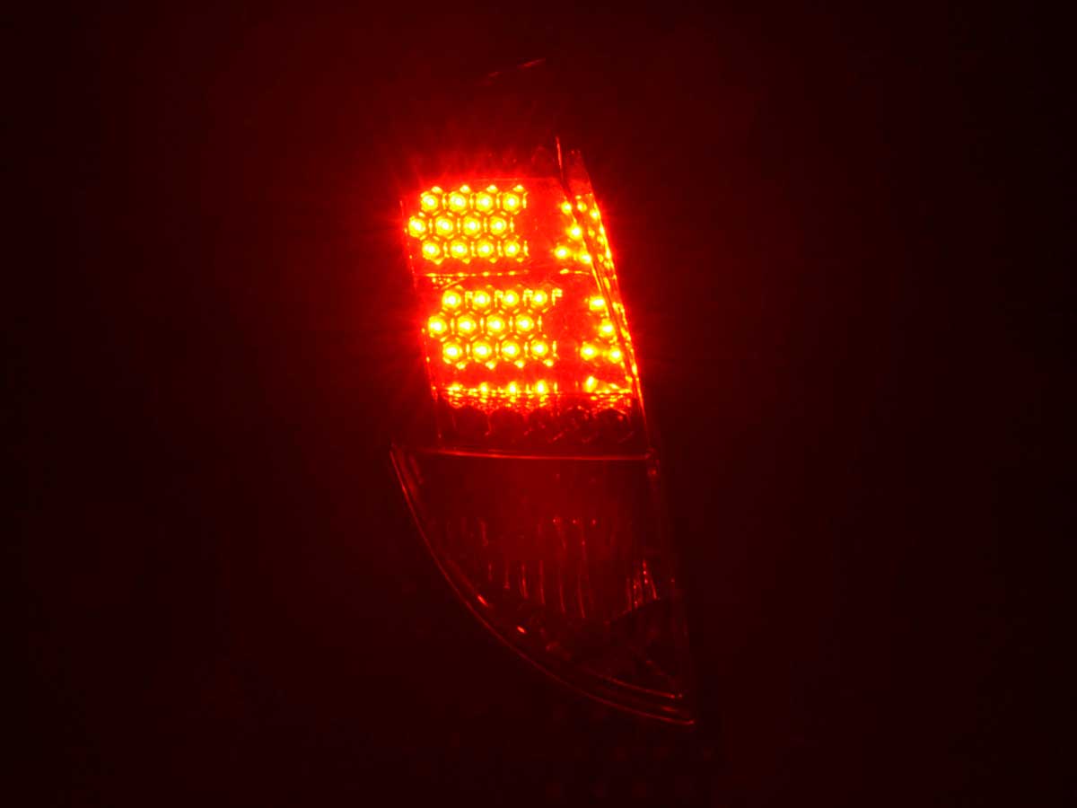 LED taillights set Ford Focus type DAW/DBW/DFW/DNW 98-04 chrome