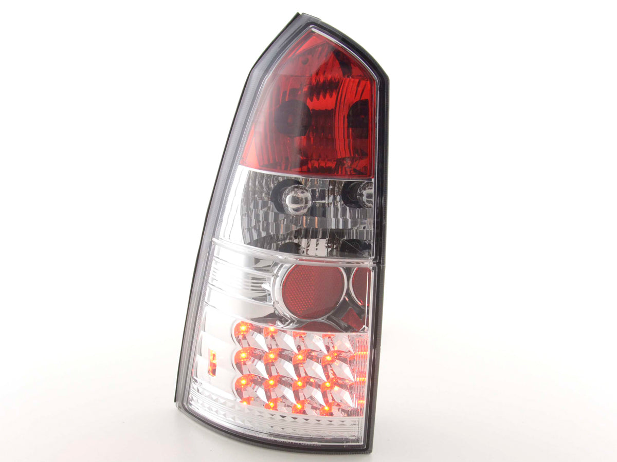 LED taillights set Ford Focus Turnier DNW 98-04 chrome