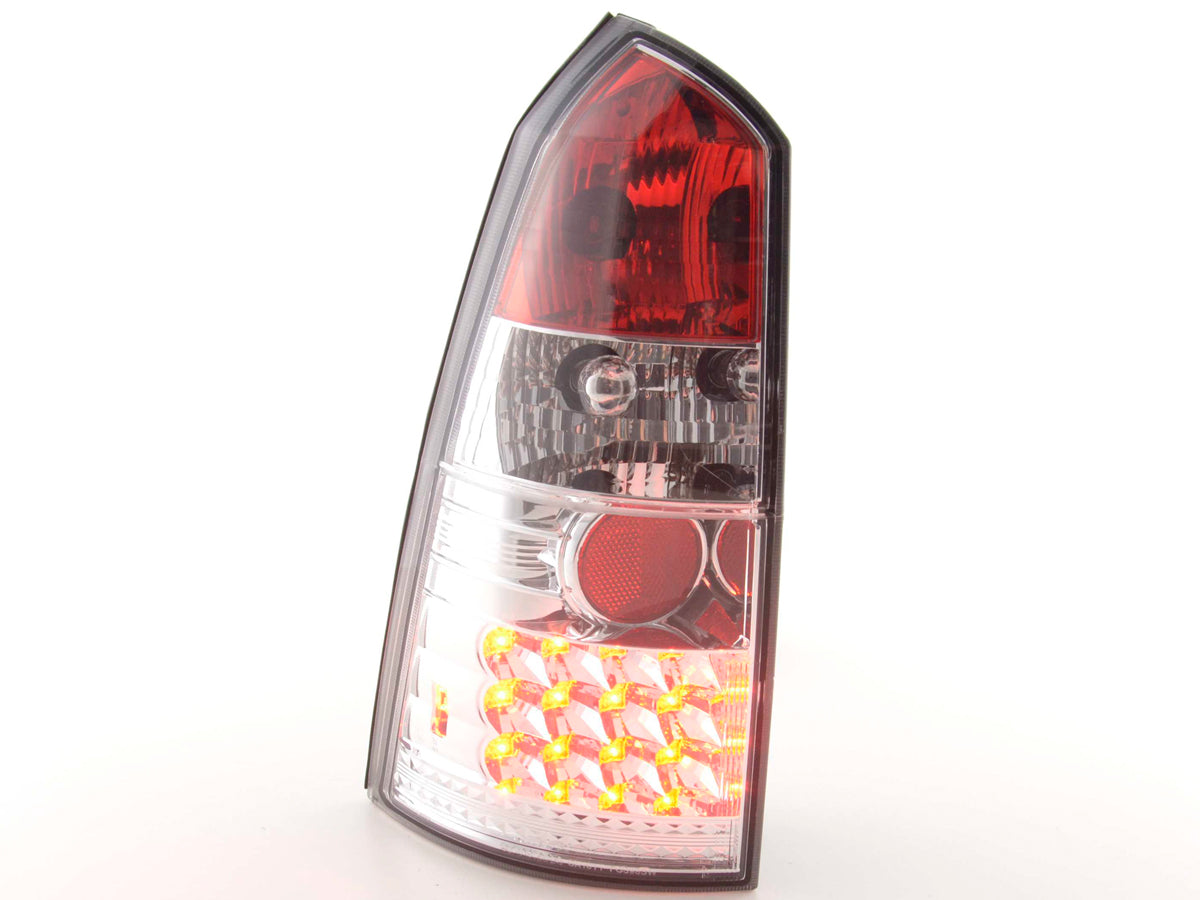 LED taillights set Ford Focus Turnier DNW 98-04 chrome