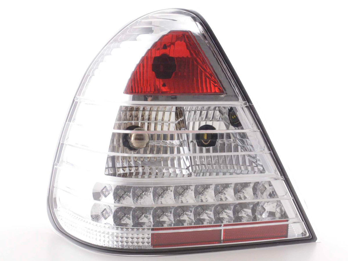 LED taillights set Mercedes C-Class type W202 96-00 chrome