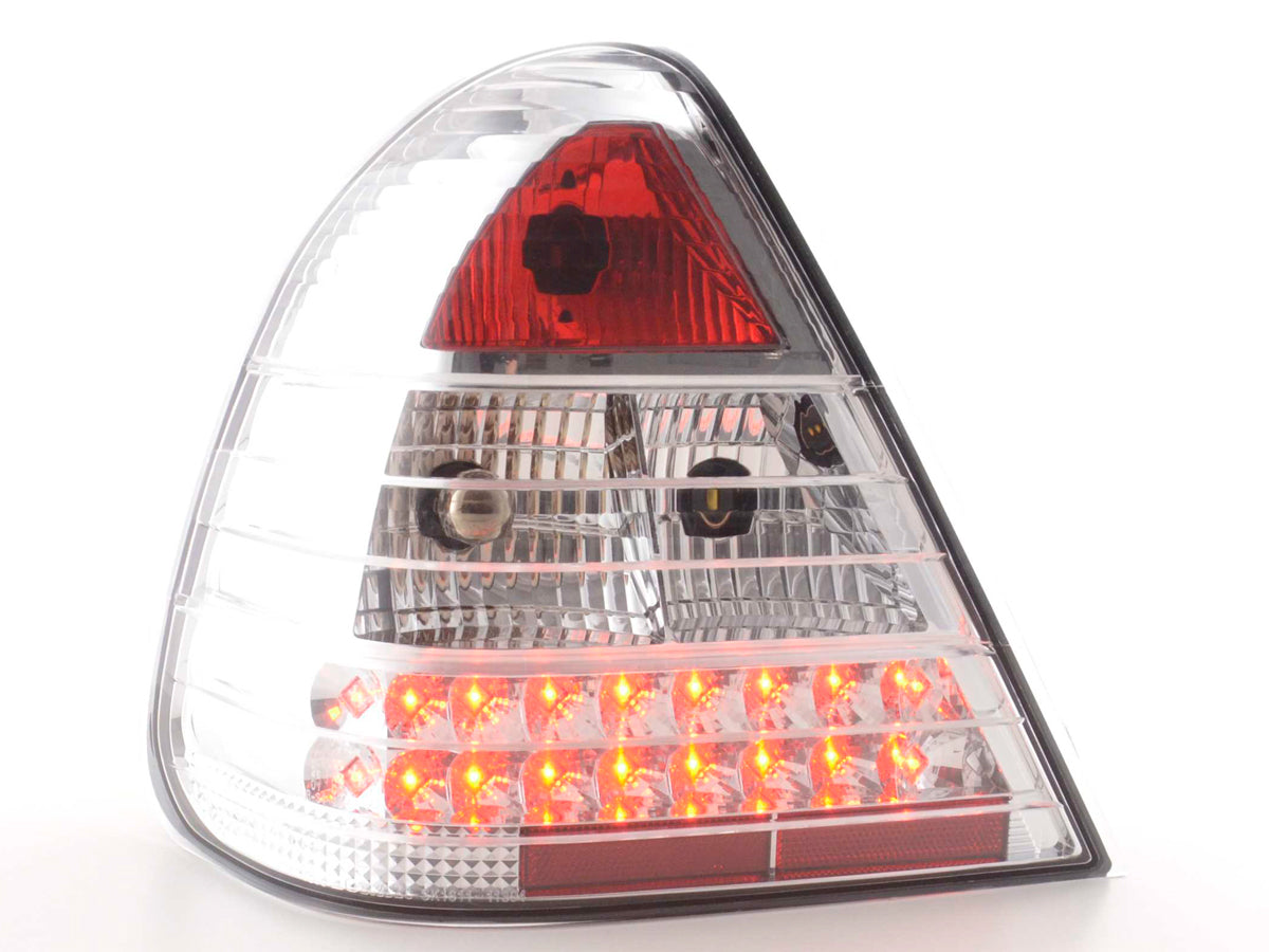 LED taillights set Mercedes C-Class type W202 96-00 chrome