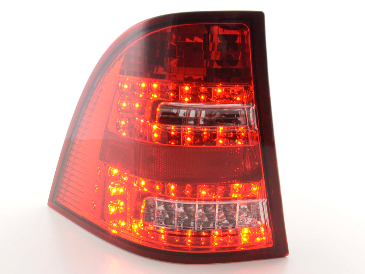 LED taillights set Mercedes M-Class type W163 98-05 clear/red