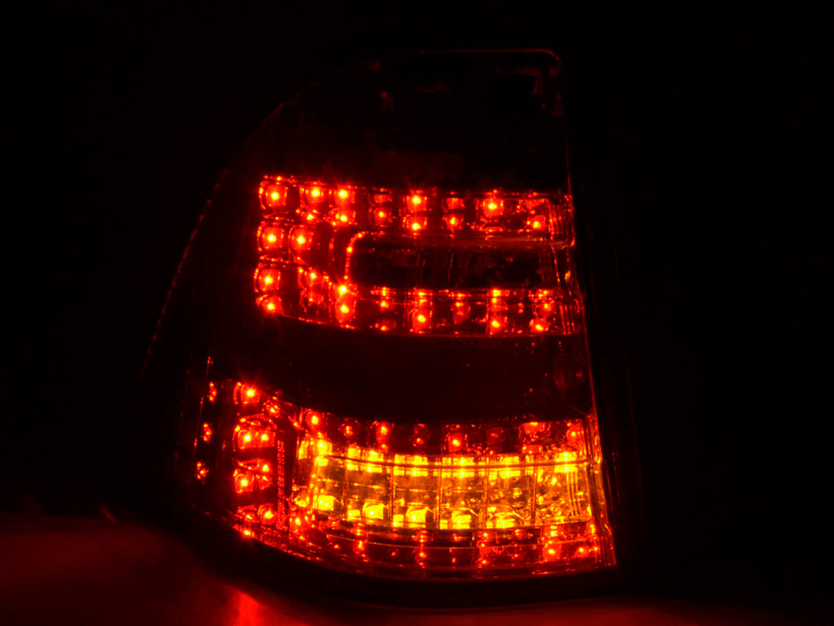 LED taillights set Mercedes M-Class type W163 98-05 clear/red