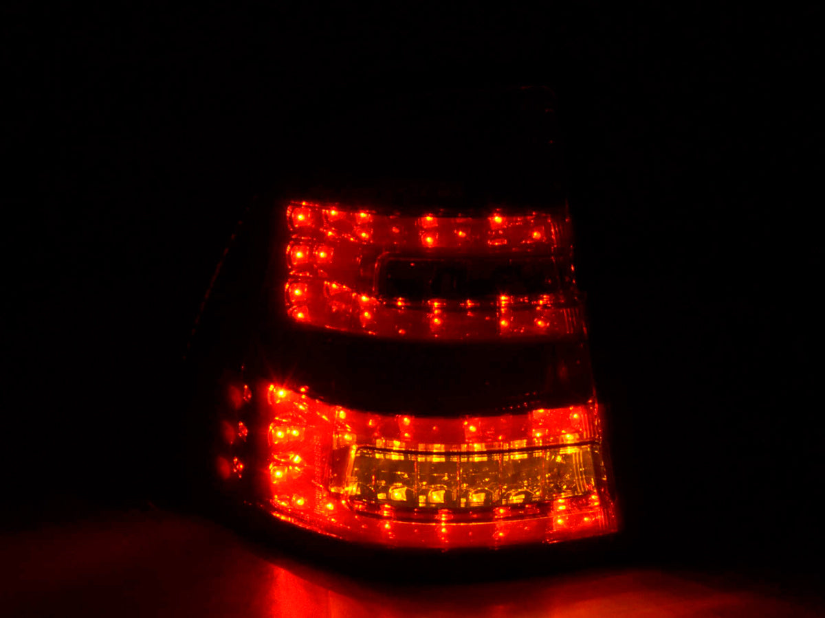 LED taillights set Mercedes M-Class type W163 98-05 red/black