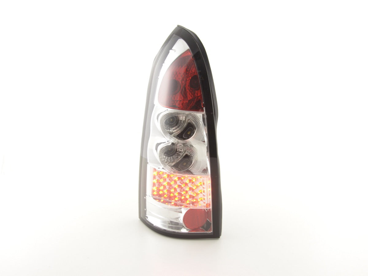 LED taillights set Opel Astra G Caravan 98-03 chrome