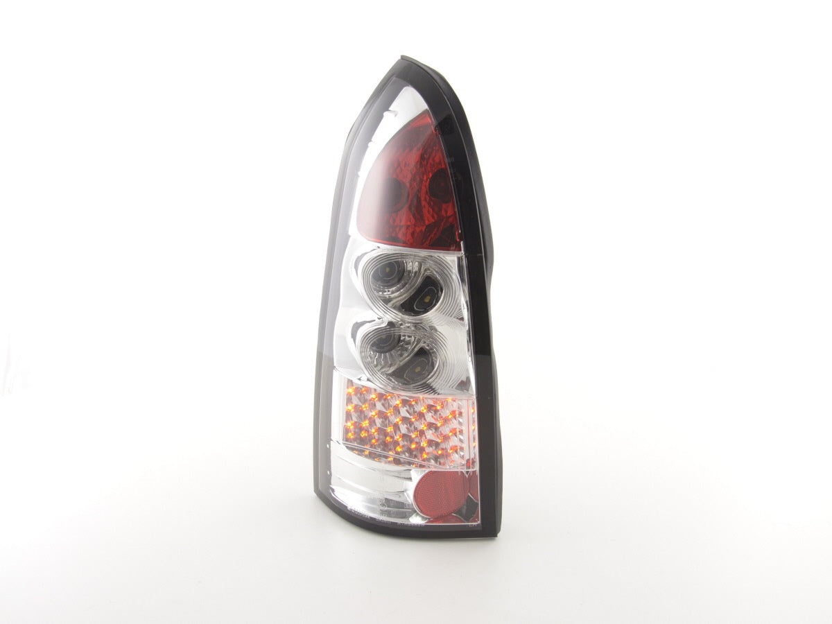 LED taillights set Opel Astra G Caravan 98-03 chrome