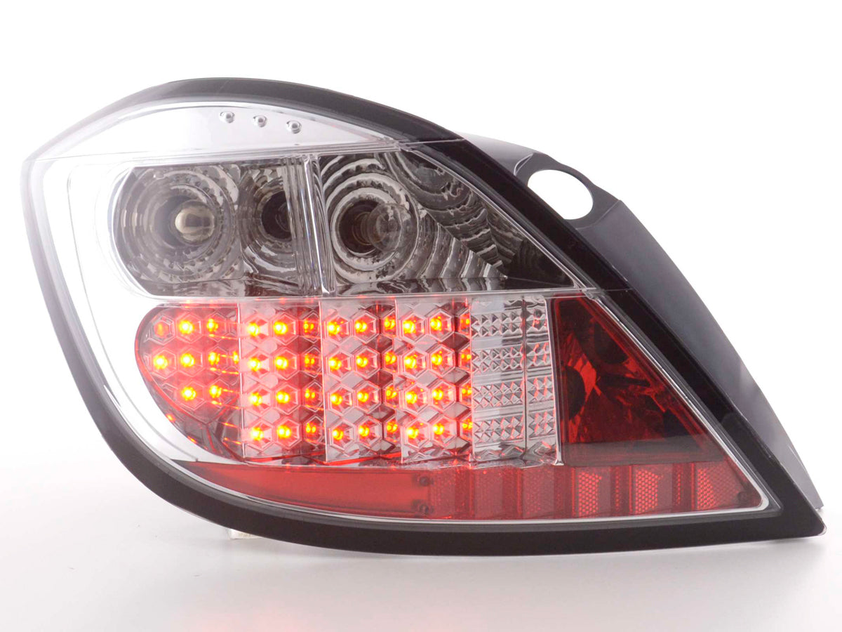 LED taillights set Opel Astra H 5-door 04- chrome