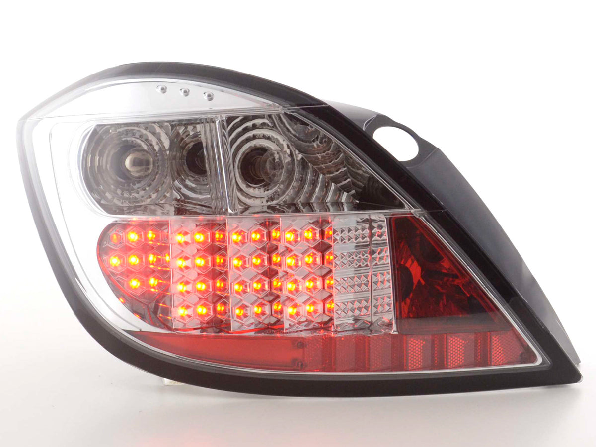 LED taillights set Opel Astra H 5-door 04- chrome