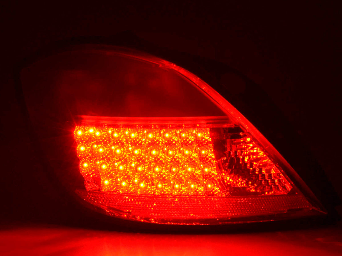 LED taillights set Opel Astra H 5-door 04- red/clear